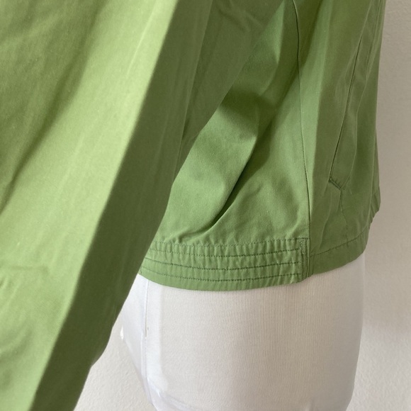 Vintage Cortina windbreaker jacket medium green 60s 70s Rockabilly - Picture 10 of 12